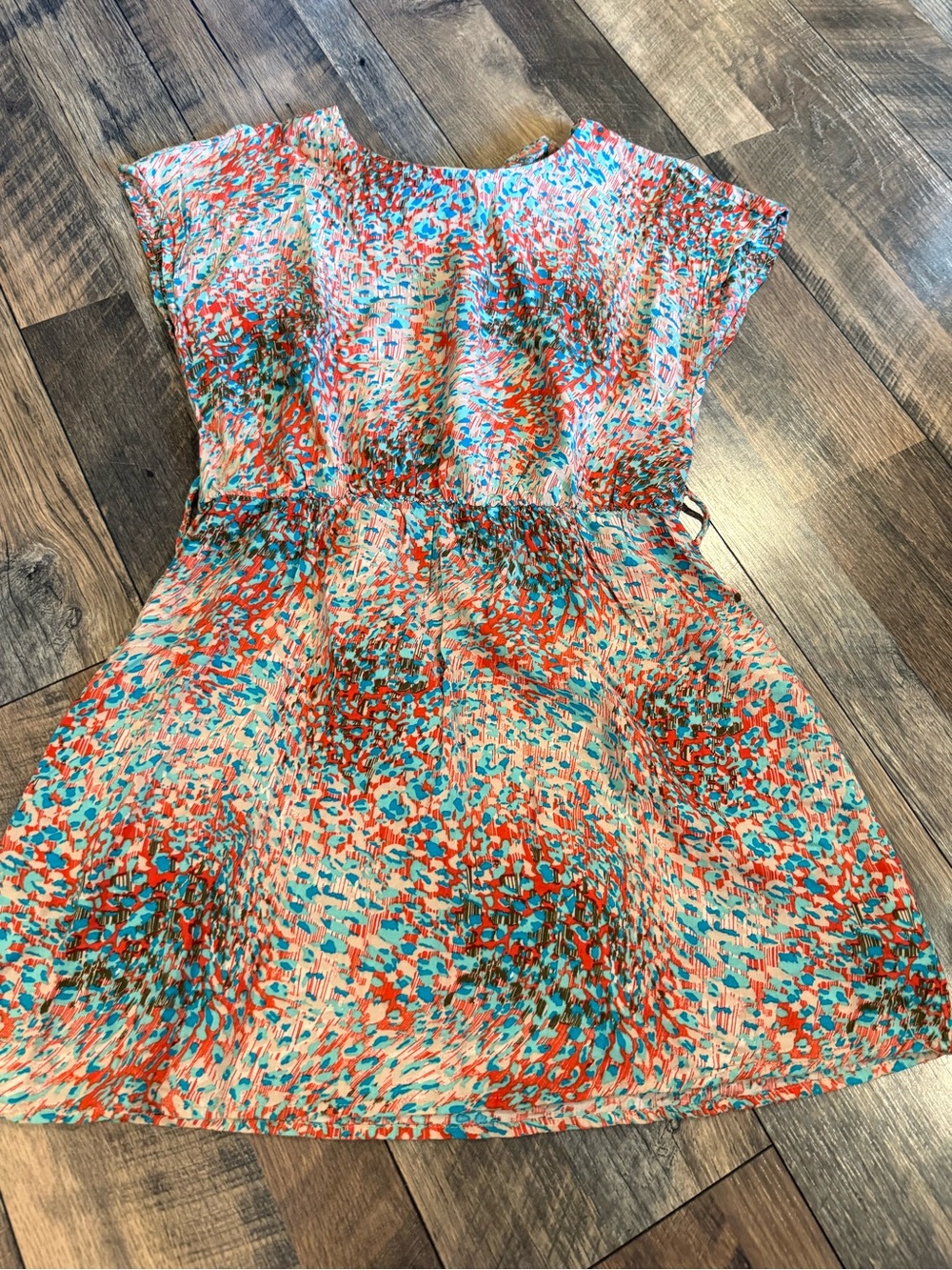 Y2K VTG Forever 21 Colorful Abstract Print Short Dress
